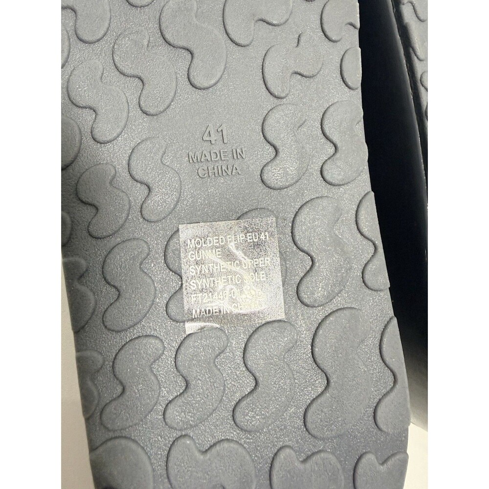 Skims Molded Flip Flops Size 41 Gray Slides Sanda… - image 4